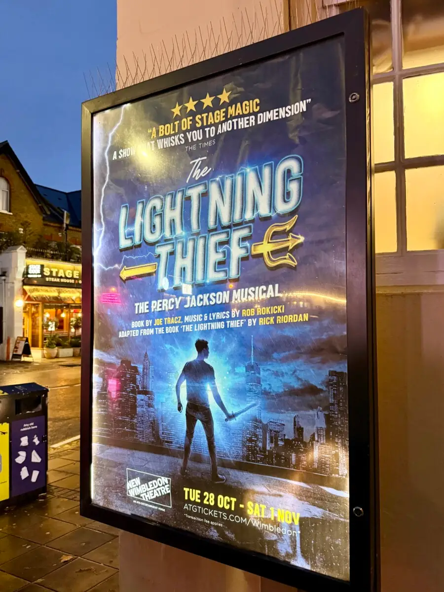 the percy jackson musical review